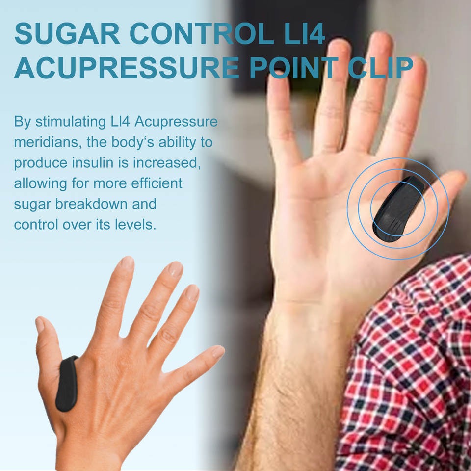 Sugar Control LI4 Acupressure Clip